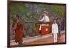 Man Being Carried on a Sedan Chair, Hong Kong, 20th Century-null-Framed Giclee Print