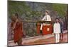 Man Being Carried on a Sedan Chair, Hong Kong, 20th Century-null-Mounted Giclee Print