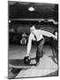 Man Bowling in Tie and Slacks-Philip Gendreau-Mounted Photographic Print