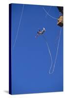 Man Bungee Jumping from a Hot Air Balloon-DLILLC-Stretched Canvas