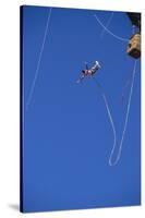 Man Bungee Jumping from a Hot Air Balloon-DLILLC-Stretched Canvas