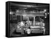 Man Buying Snacks at the Movie Concession Stand-Peter Stackpole-Framed Stretched Canvas