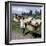 Man Carries Traditional Split-Bamboo Baskets to Sell at Kisoro Market, Southwest Uganda-Nigel Pavitt-Framed Photographic Print