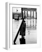 Man Carrying Cross, Berlin, October 1961-Toni Frissell-Framed Photo