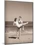 Man Carrying Woman on Beach-Philip Gendreau-Mounted Photographic Print