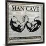 Man Cave (Black and White)-Piper Ballantyne-Mounted Art Print