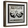 Man Cave (Black and White)-Piper Ballantyne-Framed Art Print