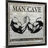 Man Cave (Black and White)-Piper Ballantyne-Mounted Art Print