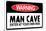 Man Cave - Enter at Your Own Risk-null-Mounted Art Print