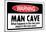 Man Cave Sign Art Print Poster-null-Mounted Poster