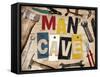 Man Cave Tools-Jace Grey-Framed Stretched Canvas