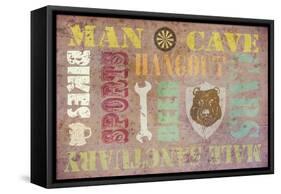 Man Cave-Cora Niele-Framed Stretched Canvas
