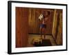 Man Changing in the Locker Room after Work Out-null-Framed Photographic Print