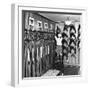 Man Checking Equipment Inside a Stable's Tack Room-Alfred Eisenstaedt-Framed Photographic Print