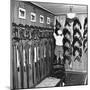 Man Checking Equipment Inside a Stable's Tack Room-Alfred Eisenstaedt-Mounted Photographic Print