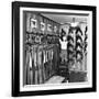 Man Checking Equipment Inside a Stable's Tack Room-Alfred Eisenstaedt-Framed Photographic Print