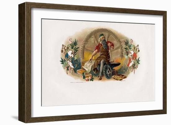 Man Cigar-Art Of The Cigar-Framed Giclee Print