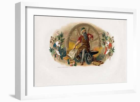 Man Cigar-Art Of The Cigar-Framed Giclee Print