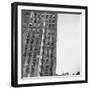 Man Cleaning Windows on the Radio City Skyscraper-Bernard Hoffman-Framed Photographic Print