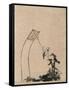 Man Climbing Kite-null-Framed Stretched Canvas