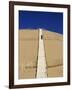 Man Climbing Steps Leading Up to Dunes Du Pyla, Bay of Arcachon, Cote D'Argent, Aquitaine-Peter Richardson-Framed Photographic Print