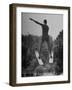 Man Competing in the National Water Skiing Championship Tournament-Mark Kauffman-Framed Photographic Print