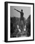 Man Competing in the National Water Skiing Championship Tournament-Mark Kauffman-Framed Photographic Print