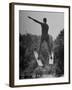 Man Competing in the National Water Skiing Championship Tournament-Mark Kauffman-Framed Photographic Print