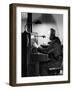 Man Connecting Call at Switchboard-Philip Gendreau-Framed Photographic Print