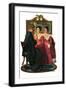 "Man Courting Two Sisters", May 4,1929-Norman Rockwell-Framed Giclee Print