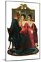 "Man Courting Two Sisters", May 4,1929-Norman Rockwell-Mounted Giclee Print