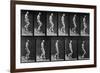 Man Descending Stairs, from 'Animal Locomotion', 1887 (B/W Photo)-Eadweard Muybridge-Framed Giclee Print