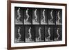 Man Descending Stairs, from 'Animal Locomotion', 1887 (B/W Photo)-Eadweard Muybridge-Framed Giclee Print