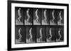 Man Descending Stairs, from 'Animal Locomotion', 1887 (B/W Photo)-Eadweard Muybridge-Framed Giclee Print