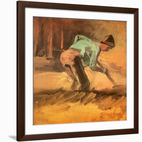 Man Digging, 1882-Vincent van Gogh-Framed Giclee Print