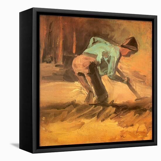 Man Digging, 1882-Vincent van Gogh-Framed Stretched Canvas