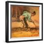 Man Digging, 1882-Vincent van Gogh-Framed Giclee Print