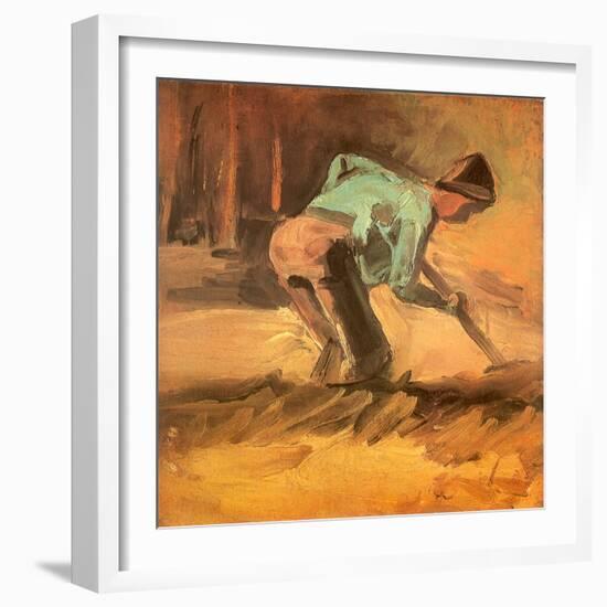 Man Digging, 1882-Vincent van Gogh-Framed Giclee Print