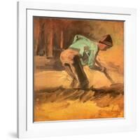 Man Digging, 1882-Vincent van Gogh-Framed Giclee Print