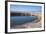 Man Diving into One of the Twin Fresh Lakes (Sala Eyes) in San Pedro De Atacama-Kimberly Walker-Framed Photographic Print