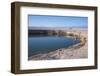 Man Diving into One of the Twin Fresh Lakes (Sala Eyes) in San Pedro De Atacama-Kimberly Walker-Framed Premium Photographic Print