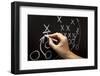 Man Drawing A Game Strategy-Ivelin Radkov-Framed Photographic Print