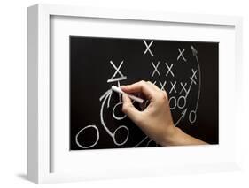 Man Drawing A Game Strategy-Ivelin Radkov-Framed Photographic Print