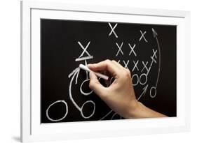 Man Drawing A Game Strategy-Ivelin Radkov-Framed Photographic Print