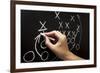 Man Drawing A Game Strategy-Ivelin Radkov-Framed Photographic Print