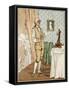 Man Dressing C1820-Randolph Caldecott-Framed Stretched Canvas