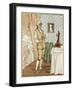 Man Dressing C1820-Randolph Caldecott-Framed Art Print