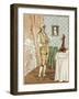 Man Dressing Circa 1800-R Caldecott-Framed Art Print