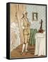 Man Dressing Circa 1800-R Caldecott-Framed Stretched Canvas