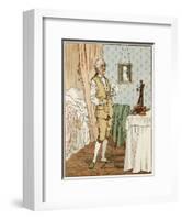 Man Dressing Circa 1800-R Caldecott-Framed Art Print